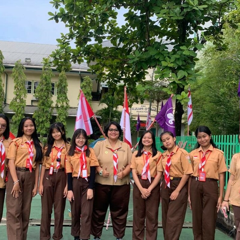 Kegiatan Rally Penggalang oleh Keuskupan Agung Pontianak